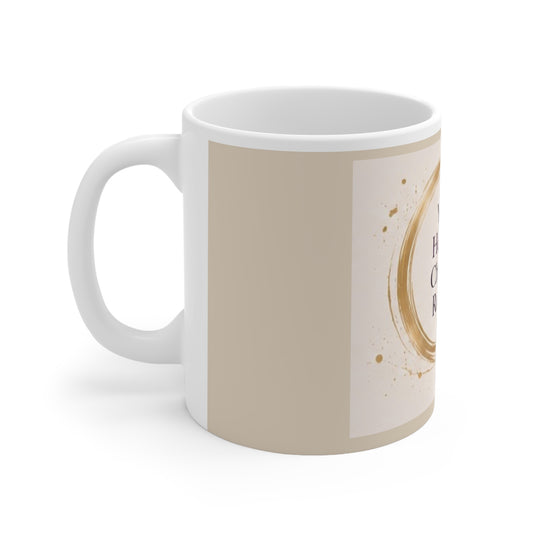 Inspirational Ceramic Mug — "Your Healing Changes Rooms." Motivational Coffee Cup